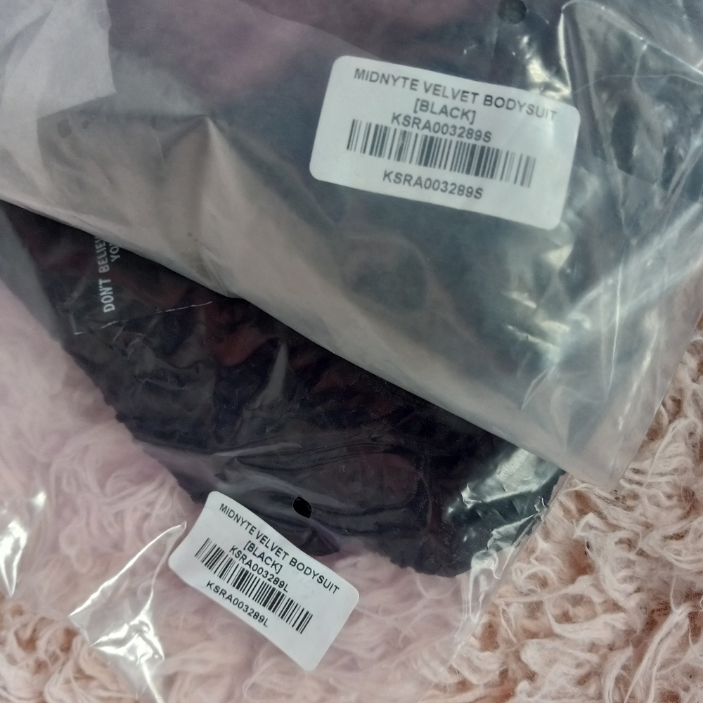 Killstar velvet bodysuit! 2 sizes, nwt in bags! Victorian Gothic super soft top! - Picture 13 of 13